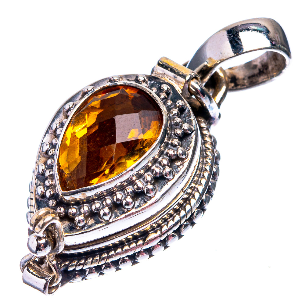 Poison Citrine Pendant 1 3/8" (925 Sterling Silver) P38871