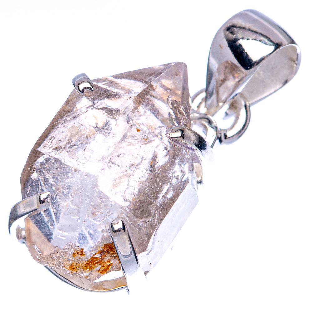 Rare Elestial Quartz Pendant 1 1/8" (925 Sterling Silver) P41501