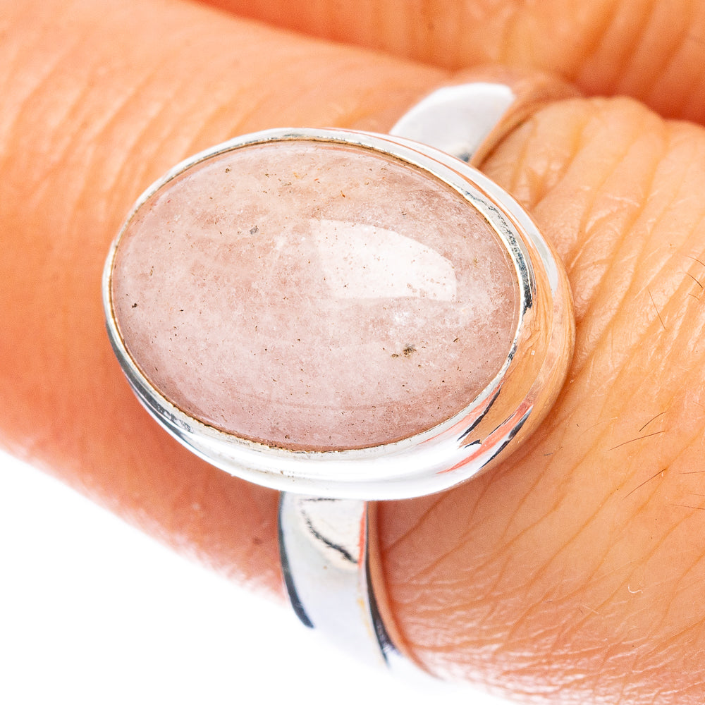 Rare Morganite Ring Size 7.75 (925 Sterling Silver) R2510