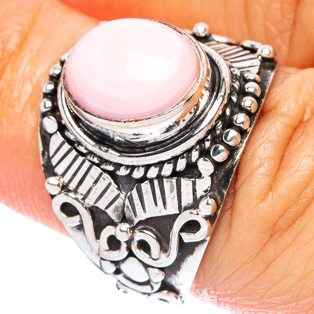 Rare Queen Conch ShellRing Size 5.75 (925 Sterling Silver) R4611