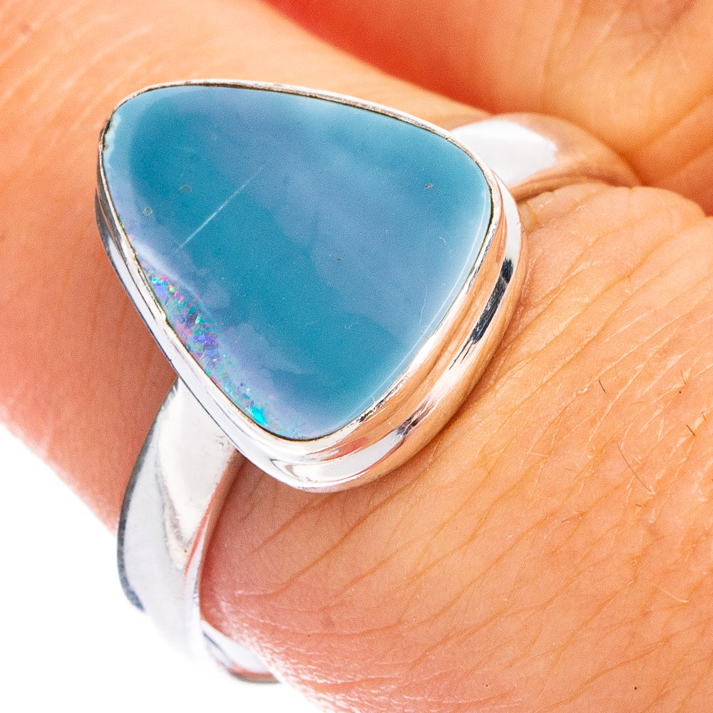 Rare Doublet Opal Ring Size 8 (.925 Sterling Silver)