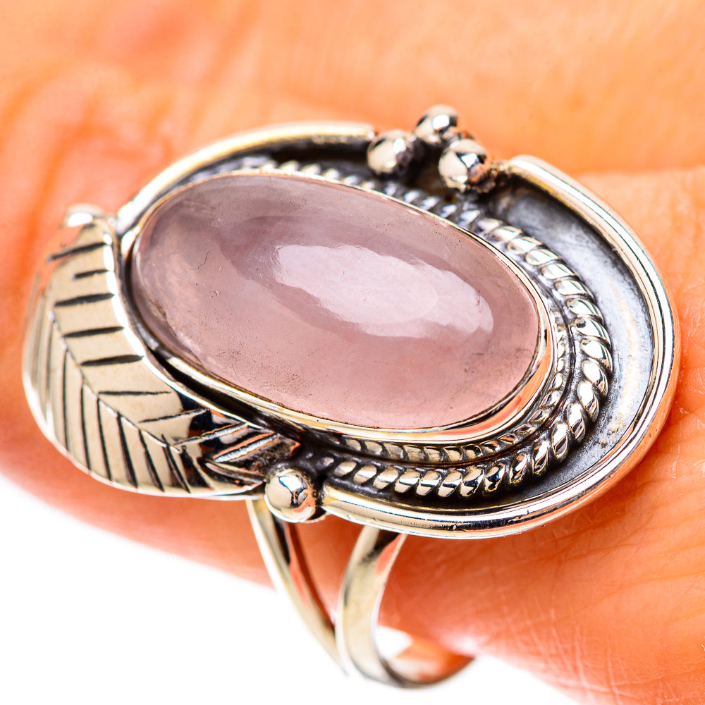 Rose Quartz Ring Size 10.25 (925 Sterling Silver) RING139745