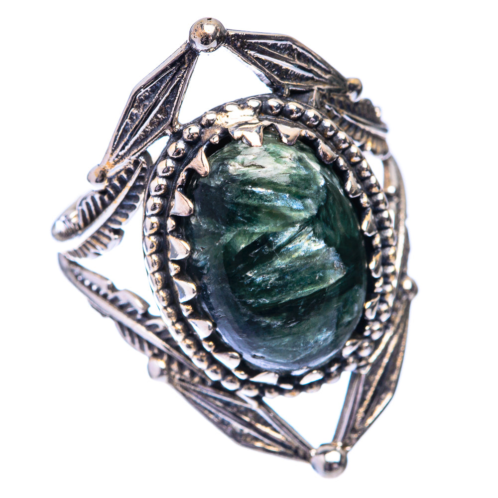 Seraphinite Ring Size 6.75 (925 Sterling Silver) R141583