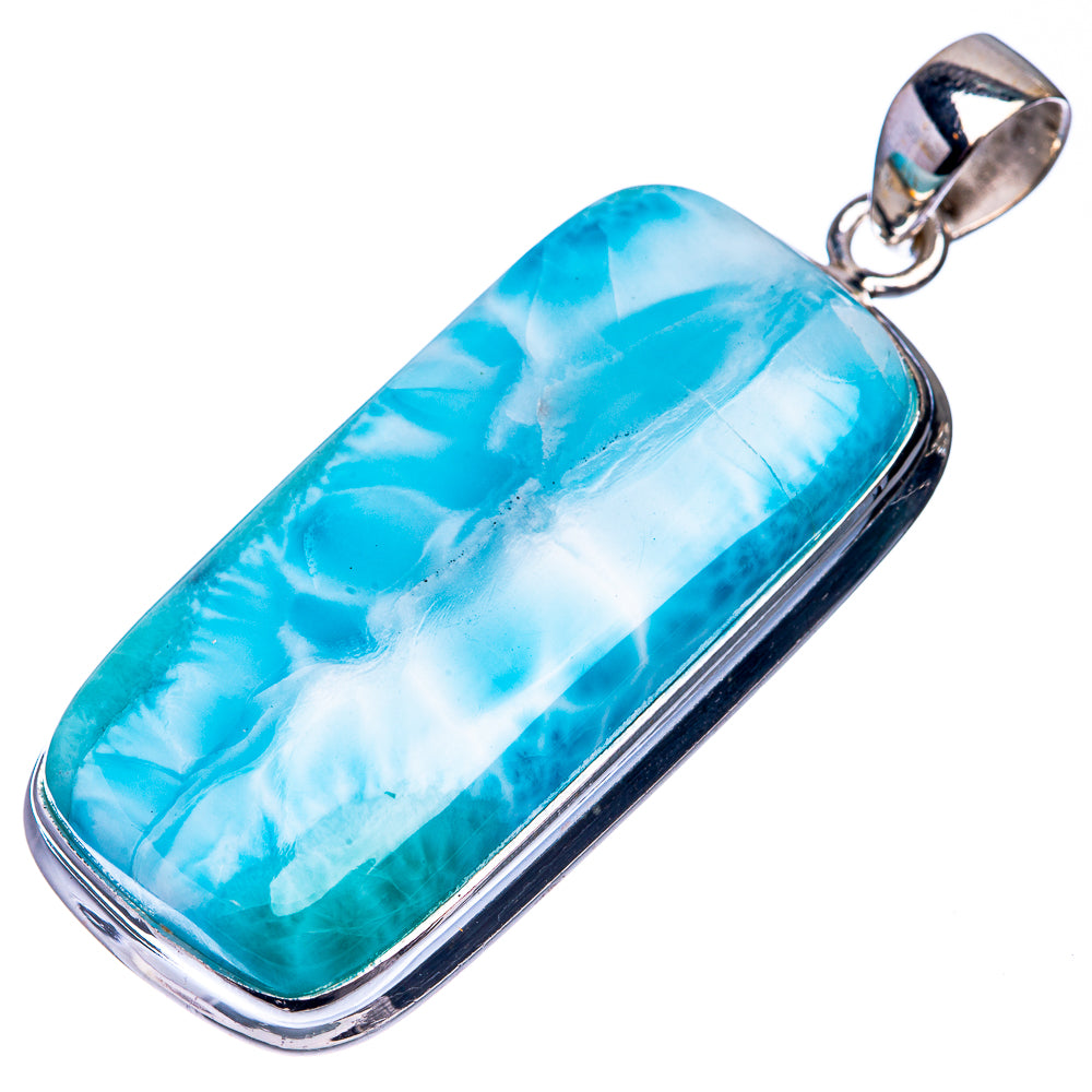 Larimar Pendant 2" (925 Sterling Silver) P39258