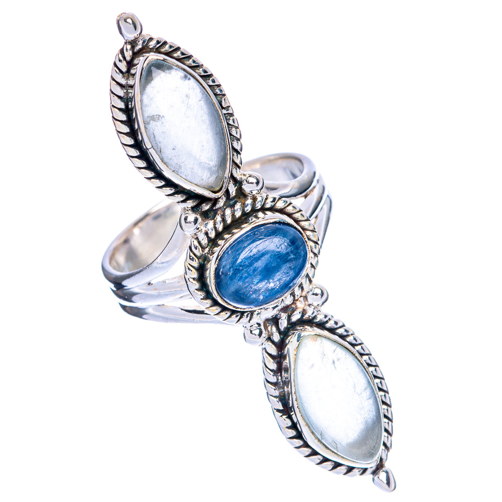 Large Kyanite, Aquamarine Ring Size 7 (925 Sterling Silver) R144518