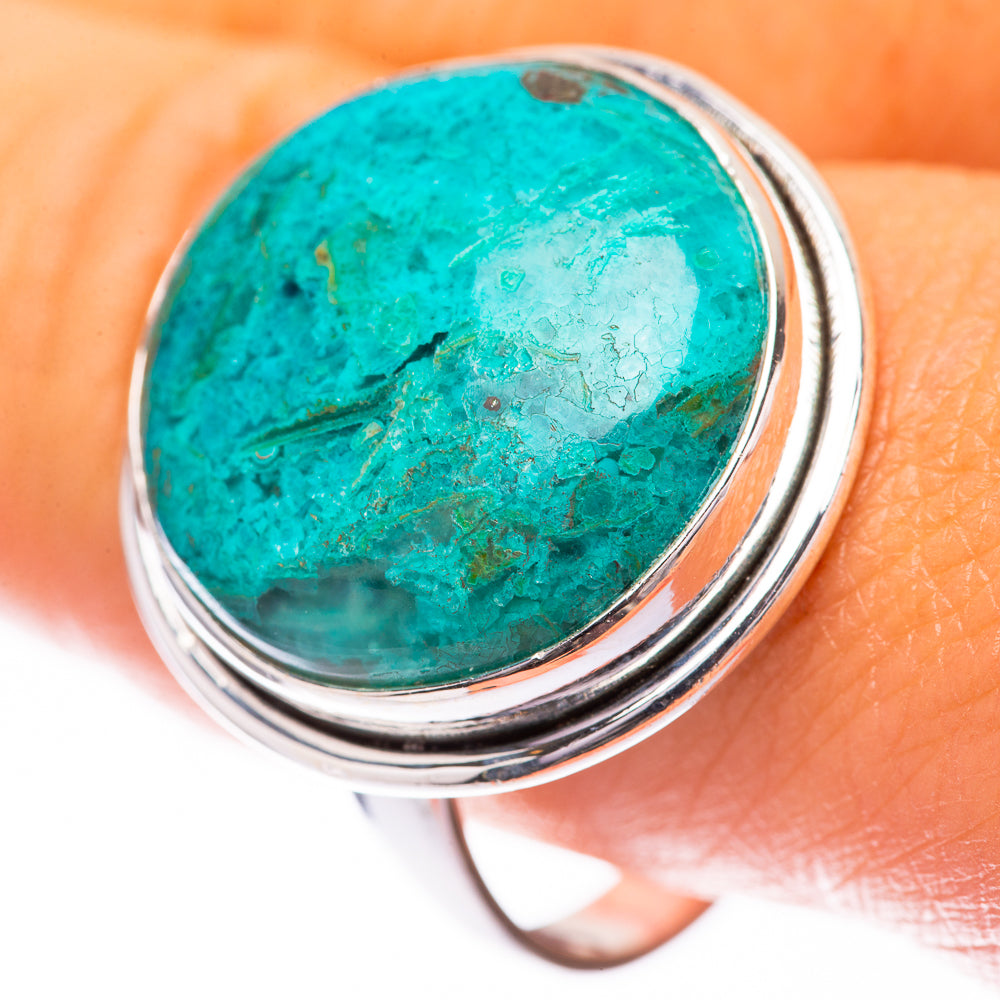 Chrysocolla Ring Size 11 (925 Sterling Silver) R140509
