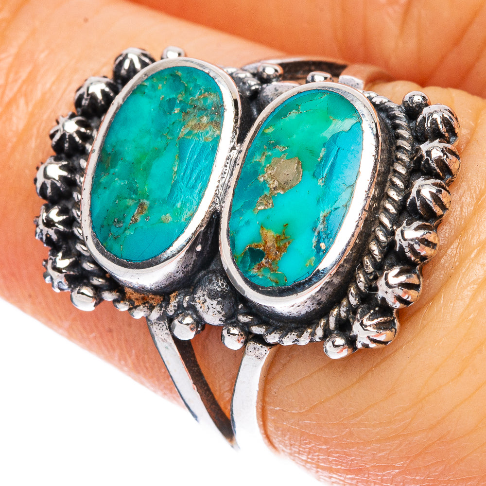 Rare Arizona Turquoise Ring Size 7 (925 Sterling Silver) R2339