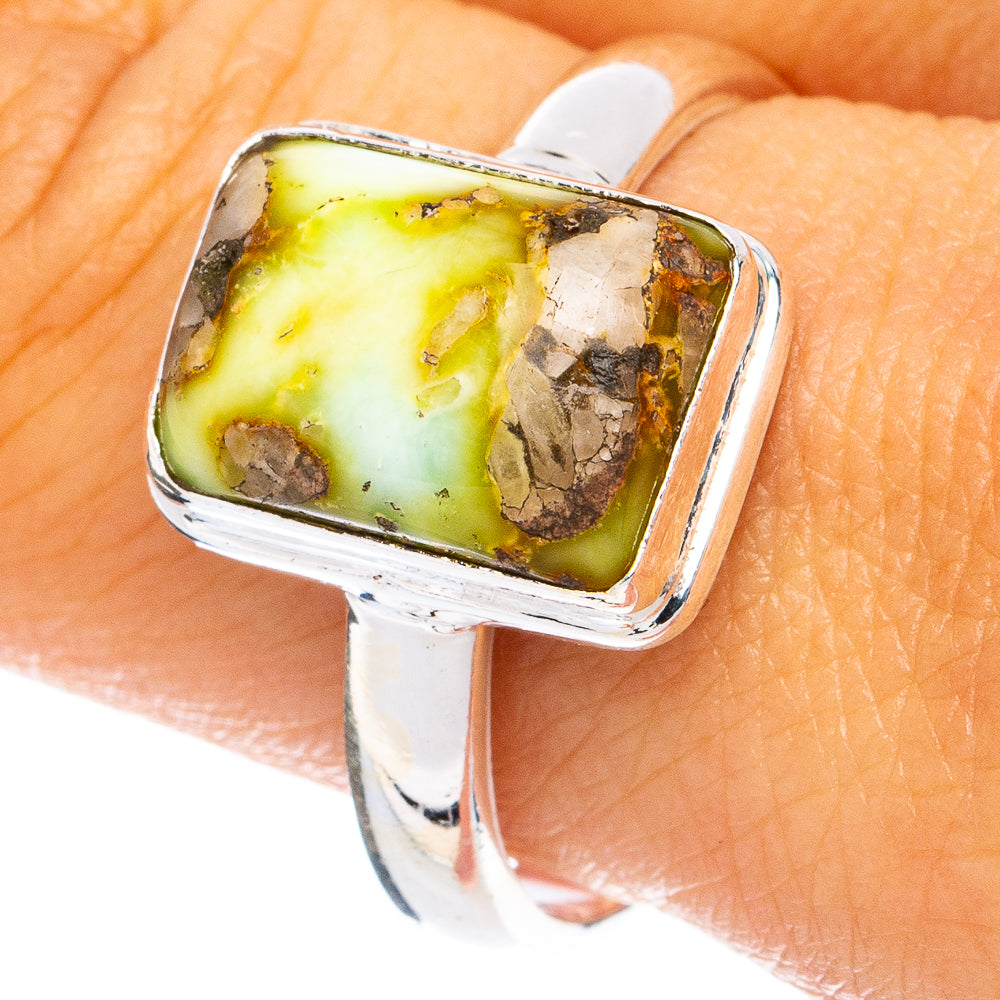 Rare Palomino Turquoise Ring Size 9.75 (925 Sterling Silver) R8199