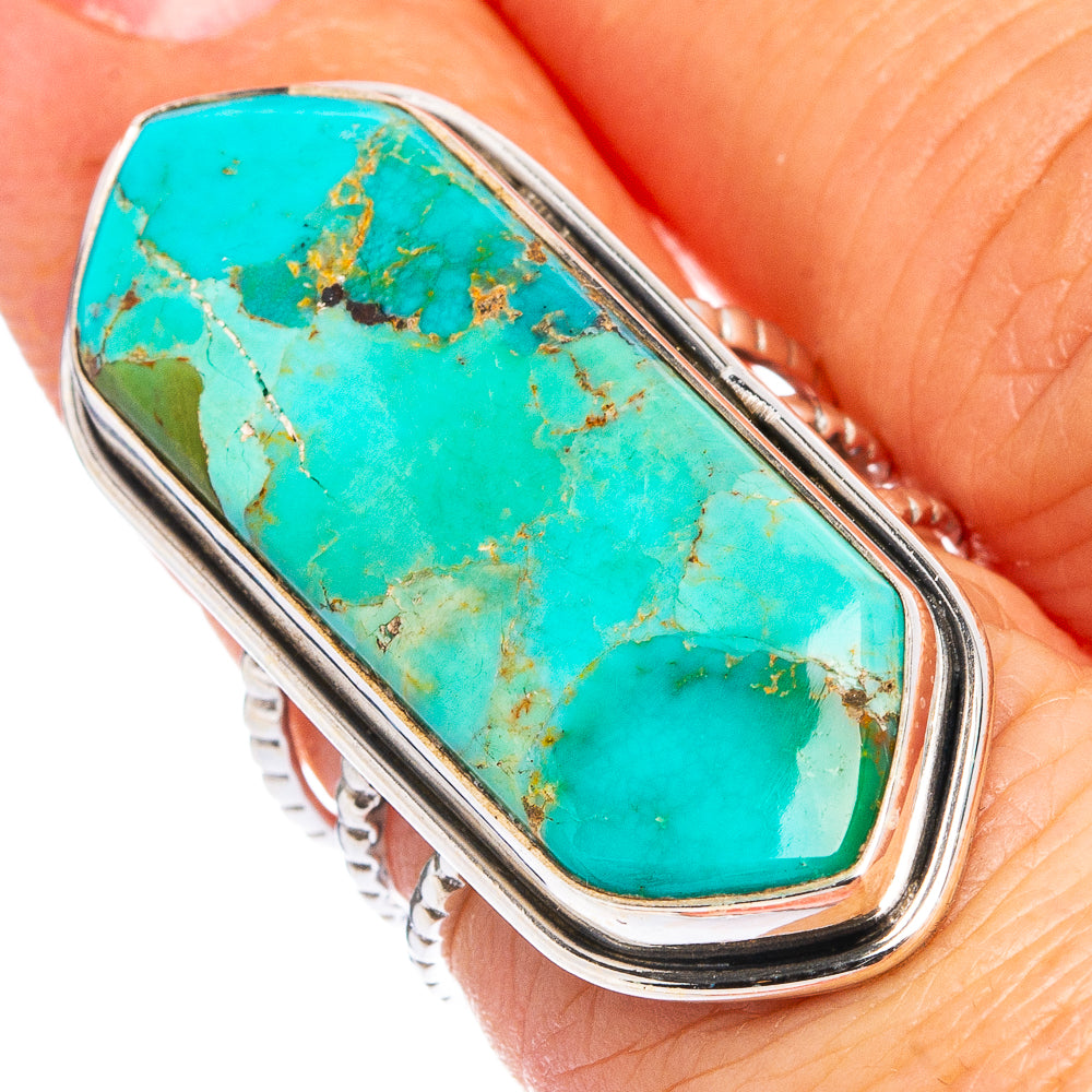 Mohave Turquoise Ring Size 5.5 (.925 Sterling Silver)
