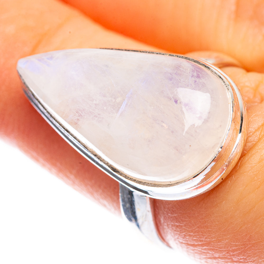 Rainbow Moonstone Ring Size 6.75 (925 Sterling Silver) RING143453