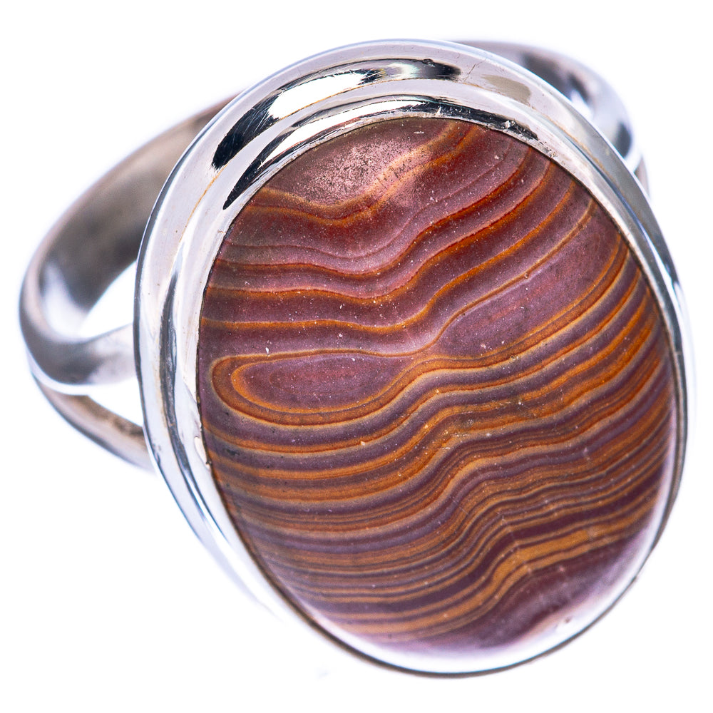 Rainbow Hickoryite Ring Size 7.75 (925 Sterling Silver) R1644