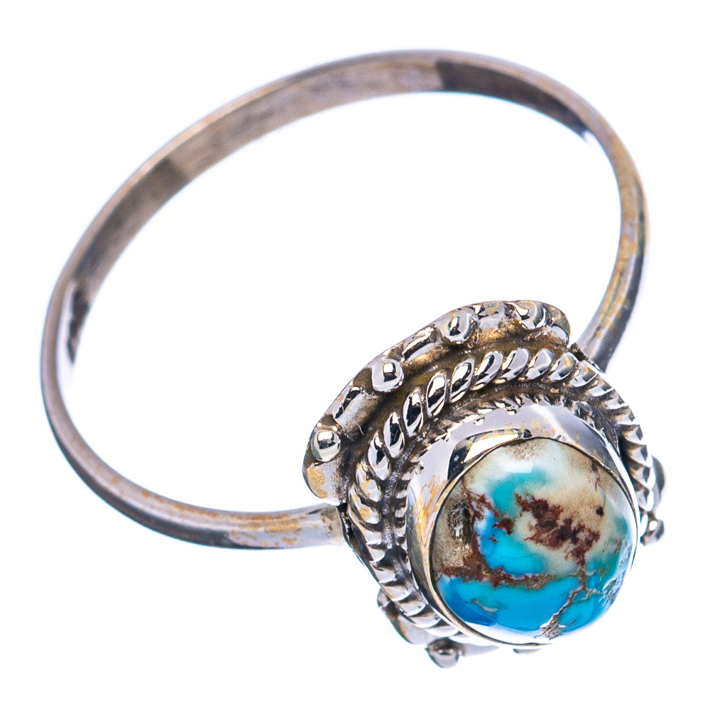 Golden Hills Turquoise Dainty Ring Size 5.75 (.925 Sterling Silver)