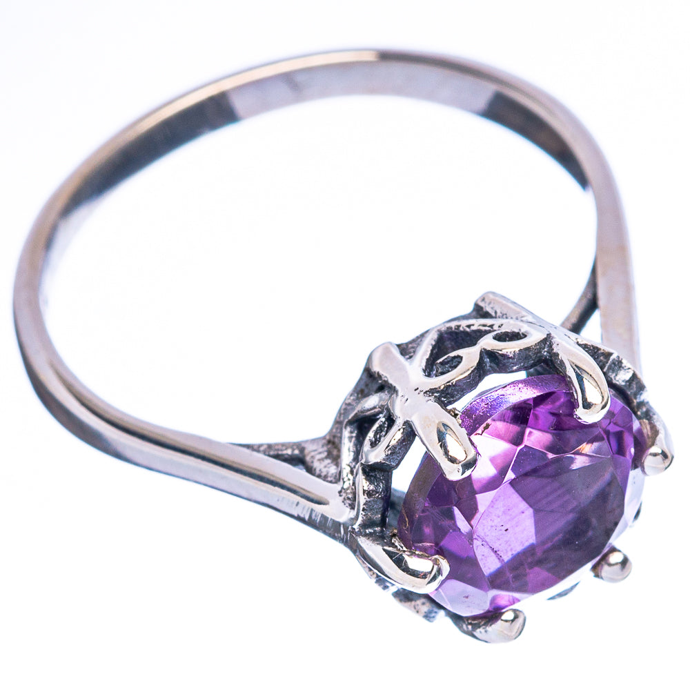 Amethyst 925 Sterling Silver Ring Size 9 Ana Co R2445