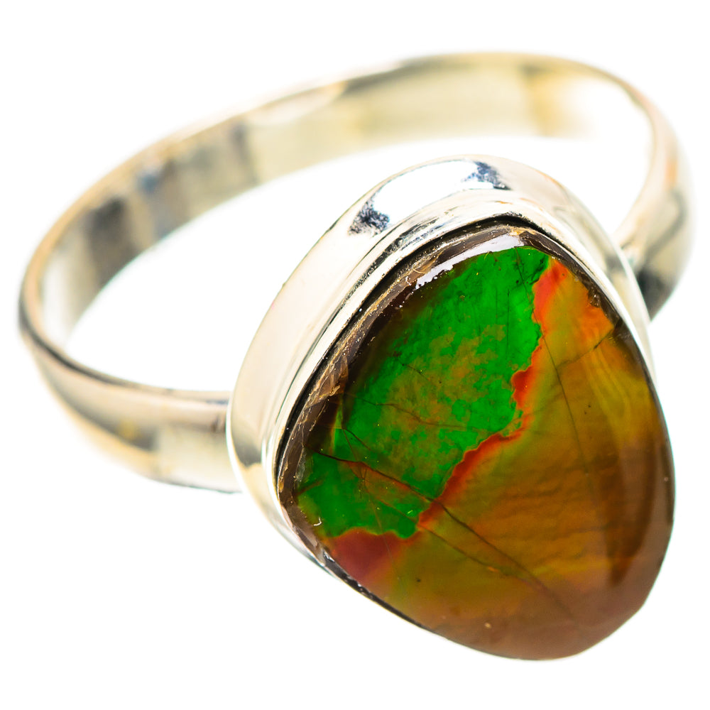 Canadian Ammolite Ring Size 9 (925 Sterling Silver) RING139035