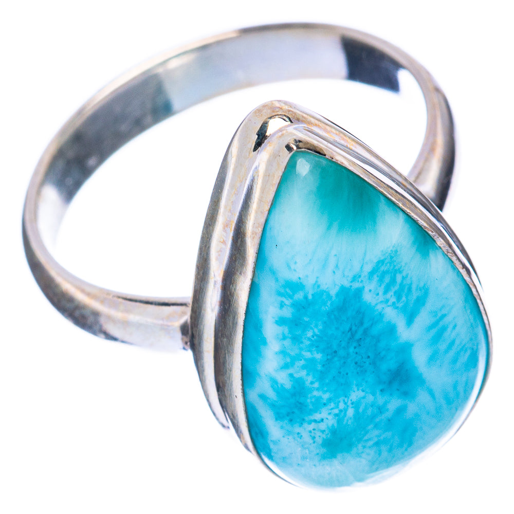 Larimar Ring Size 8.5 (925 Sterling Silver) R2928