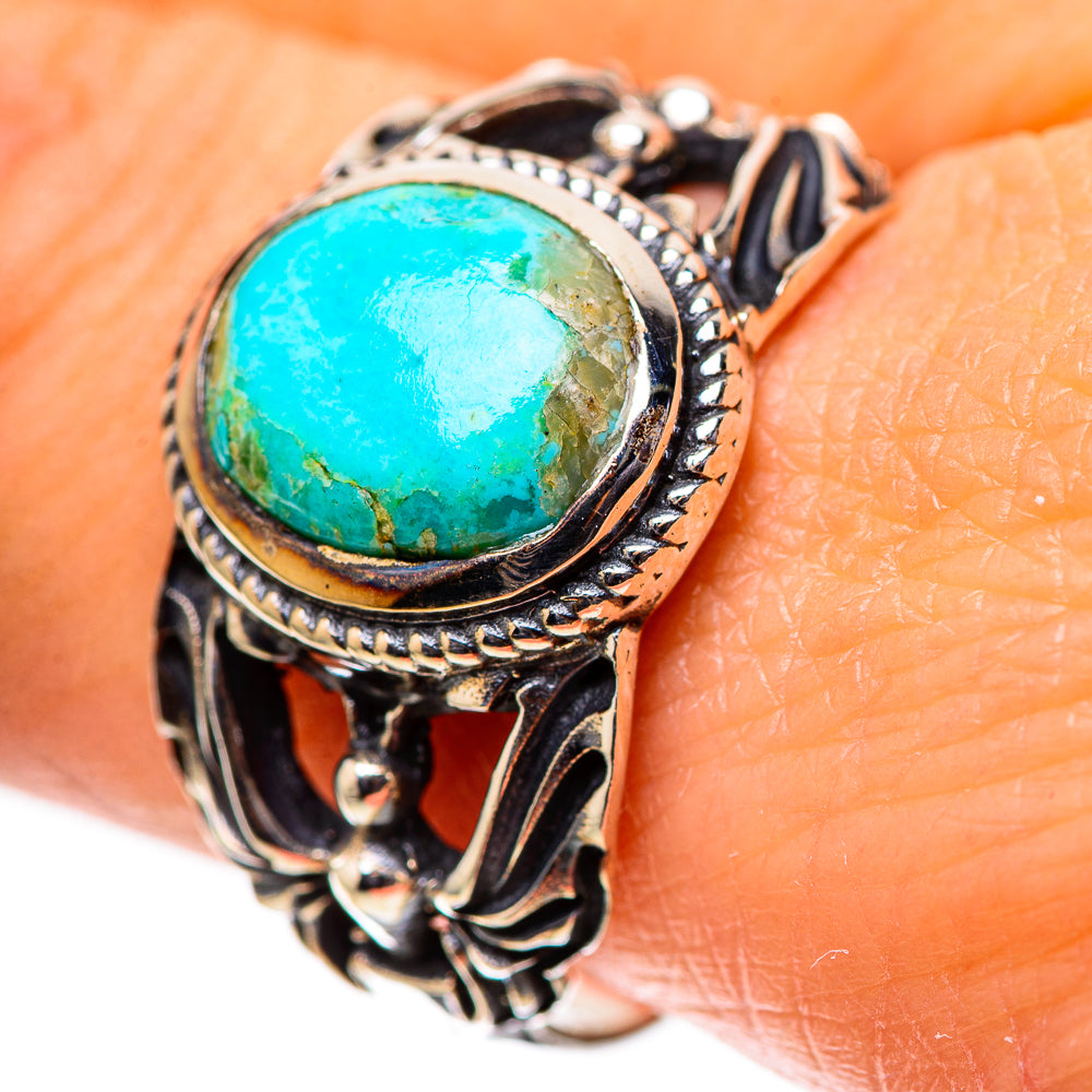 Chrysocolla 925 Sterling Silver Ring Size 10 (925 Sterling Silver) RING139450
