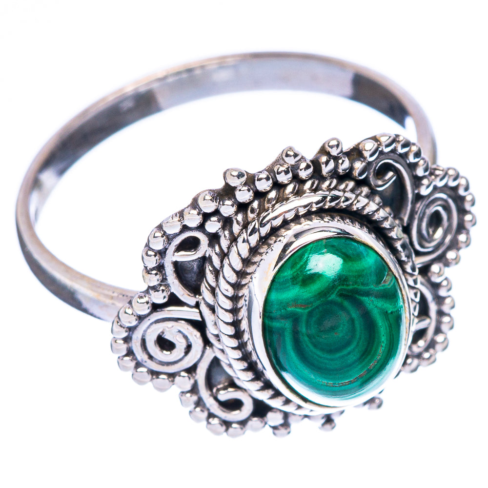Malachite Ring Size 8 (925 Sterling Silver) R146784