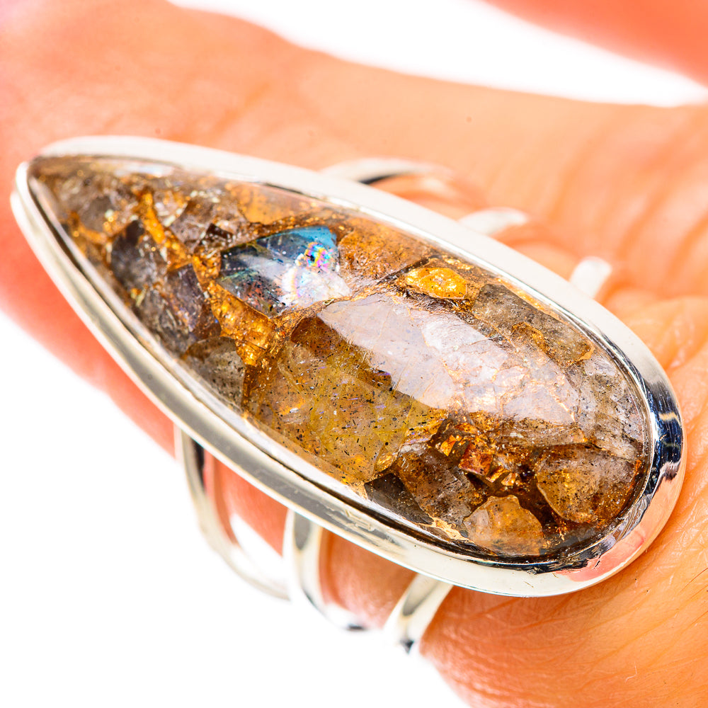Large Brecciated Labradorite Ring Size 6.25 (925 Sterling Silver) RING137918