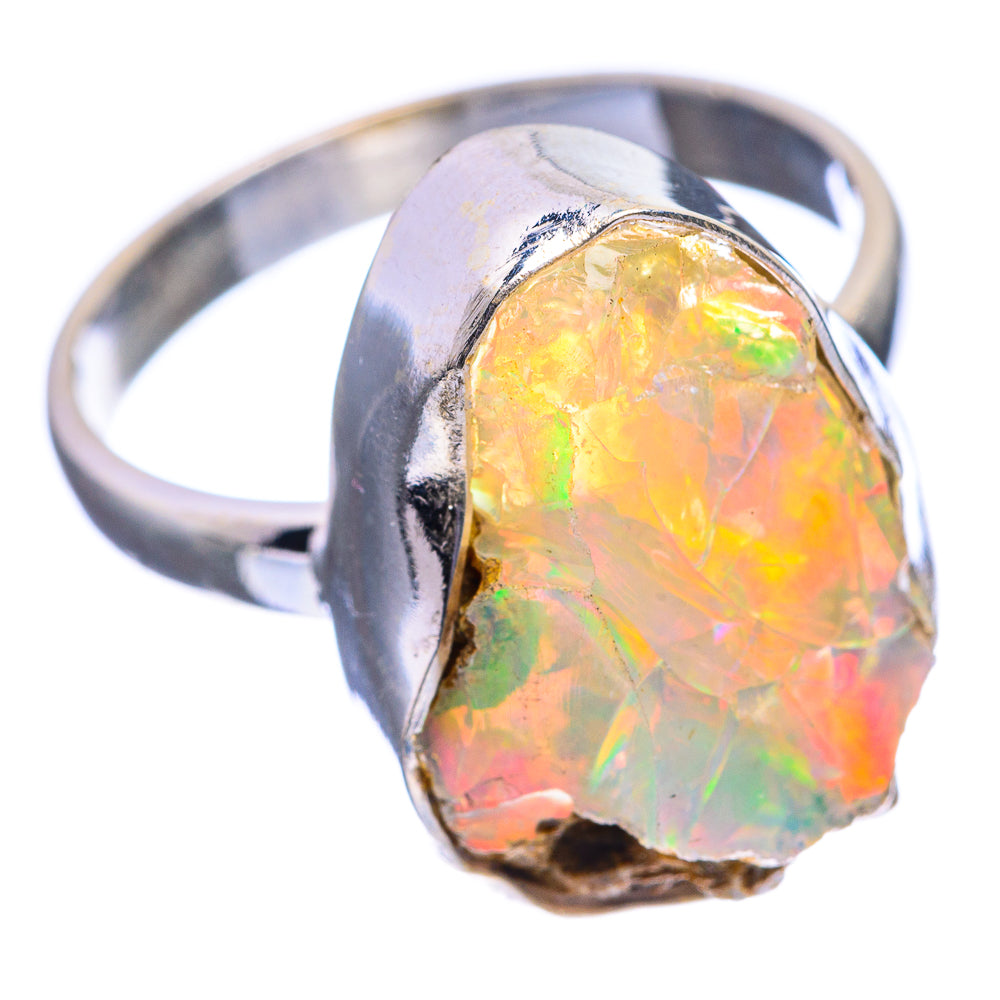 Rough Ethiopian Opal Ring Size 10 (925 Sterling Silver) R143114