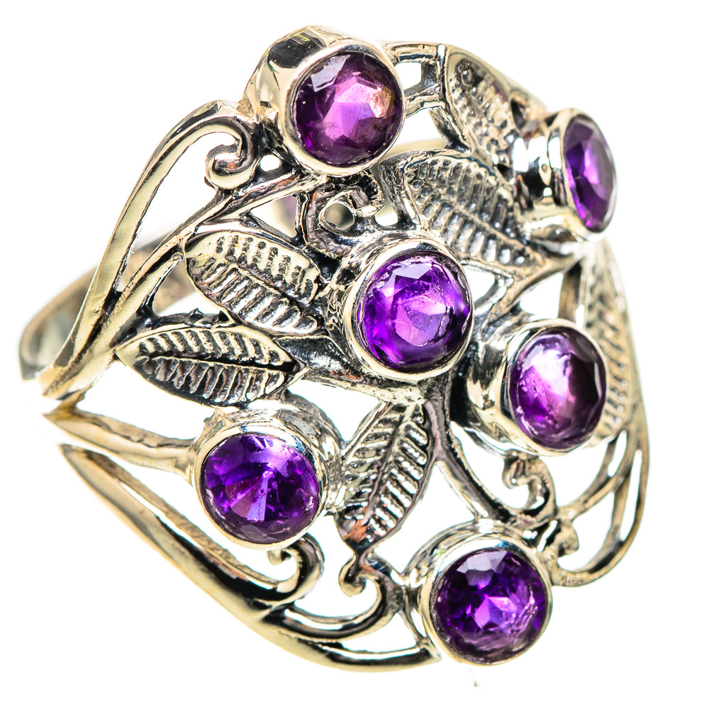 Faceted Amethyst Ring Size 9.75 (925 Sterling Silver) RING137903