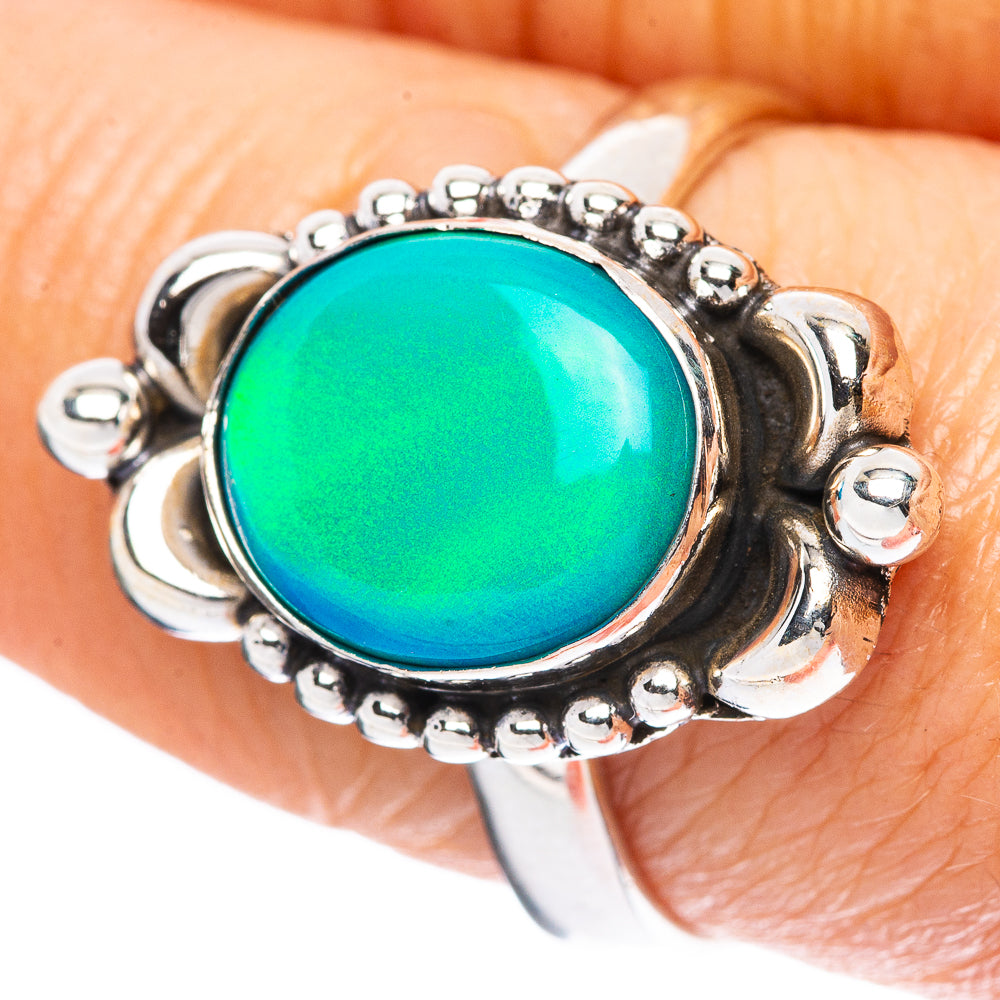 Aura Opal Ring Size 8.5 (925 Sterling Silver) R4511