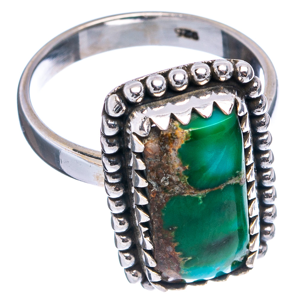 Rare Sonoran Gold Turquoise Ring Size 6.75 (.925 Sterling Silver)