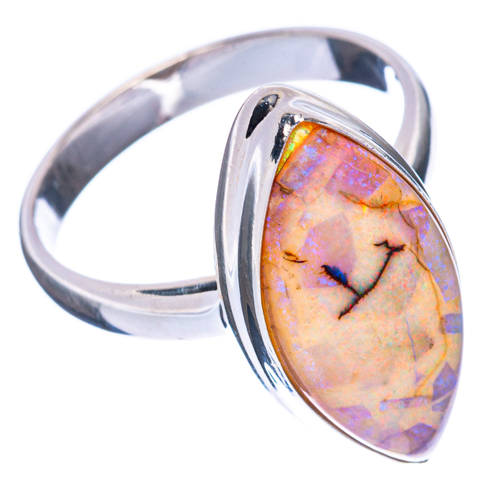 Rare Sterling Opal Ring Size 9.25 (925 Sterling Silver) R2837