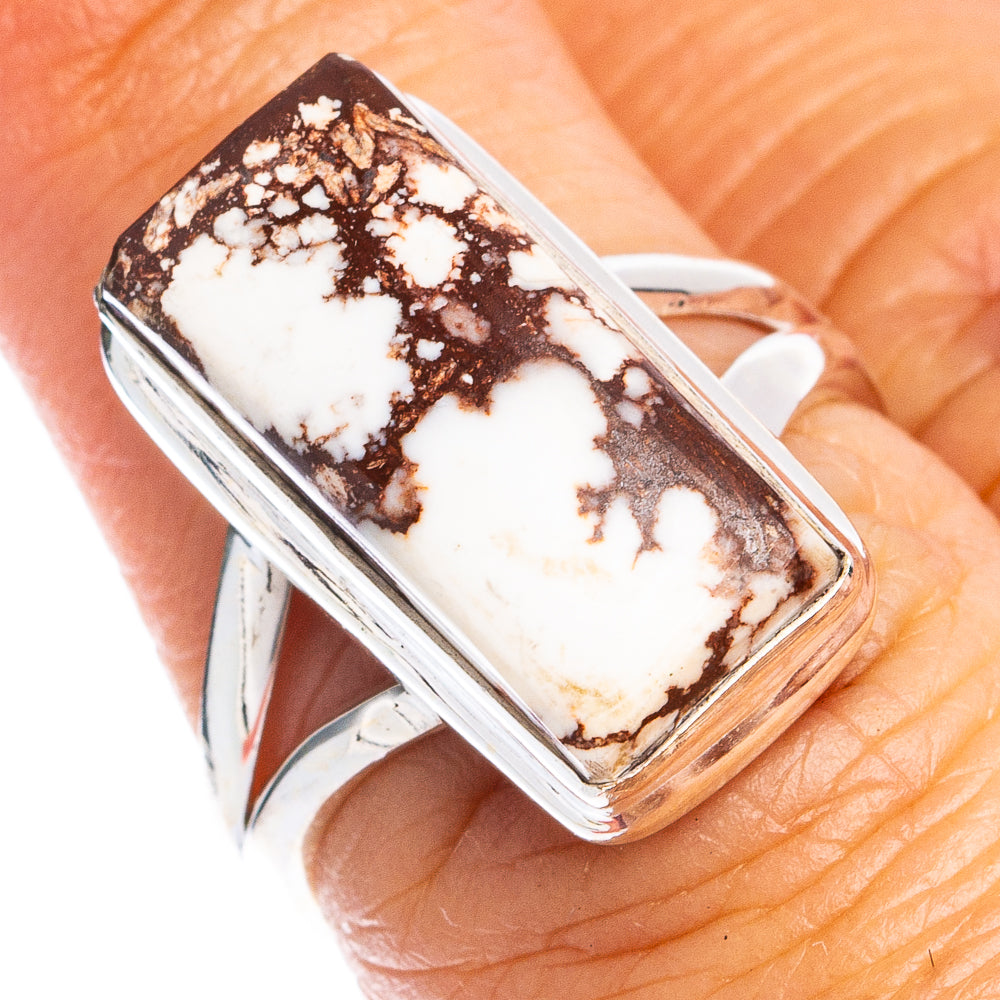 Wild Horse Jasper Ring Size 6.75 (925 Sterling Silver) R8469