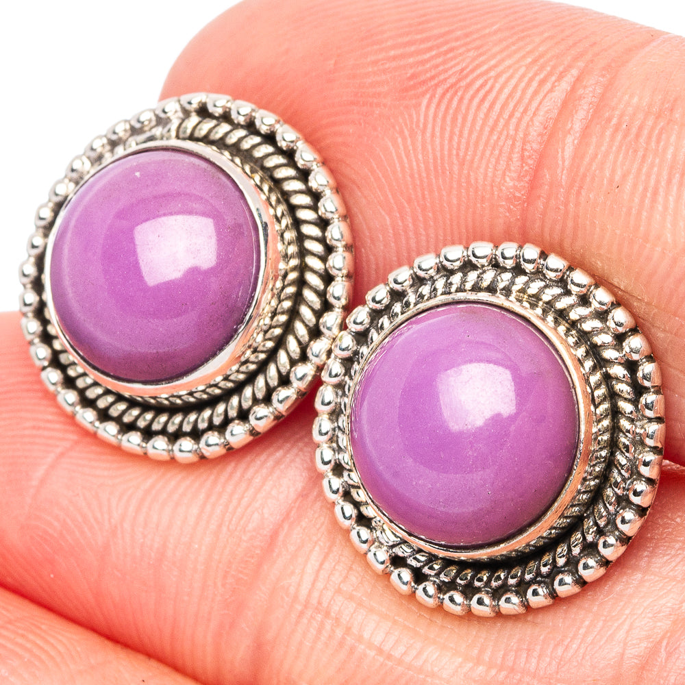 Phosphosiderite Earrings 5/8" (925 Sterling Silver) E1570
