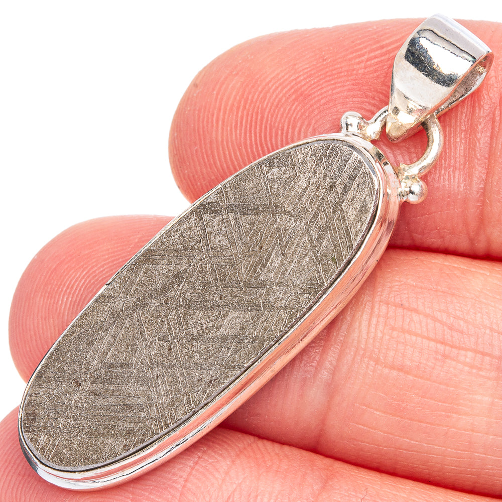 Meteorite Pendant 1 5/8" (925 Sterling Silver) P40272