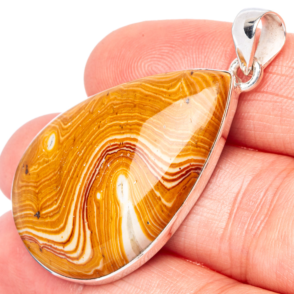 Google Rolling Hills Dolomite Pendant 1 3/4" (925 Sterling Silver) P42858
