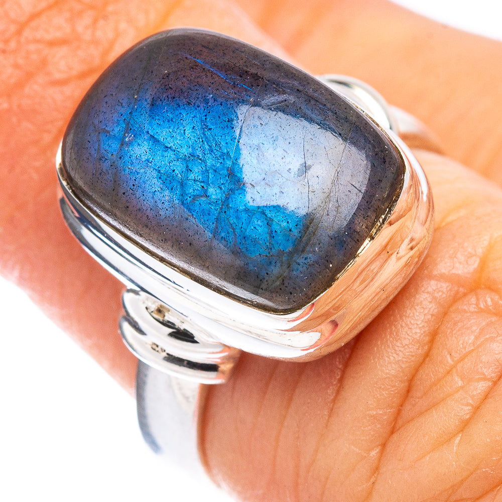 Labradorite Ring Size 5.75 (.925 Sterling Silver)