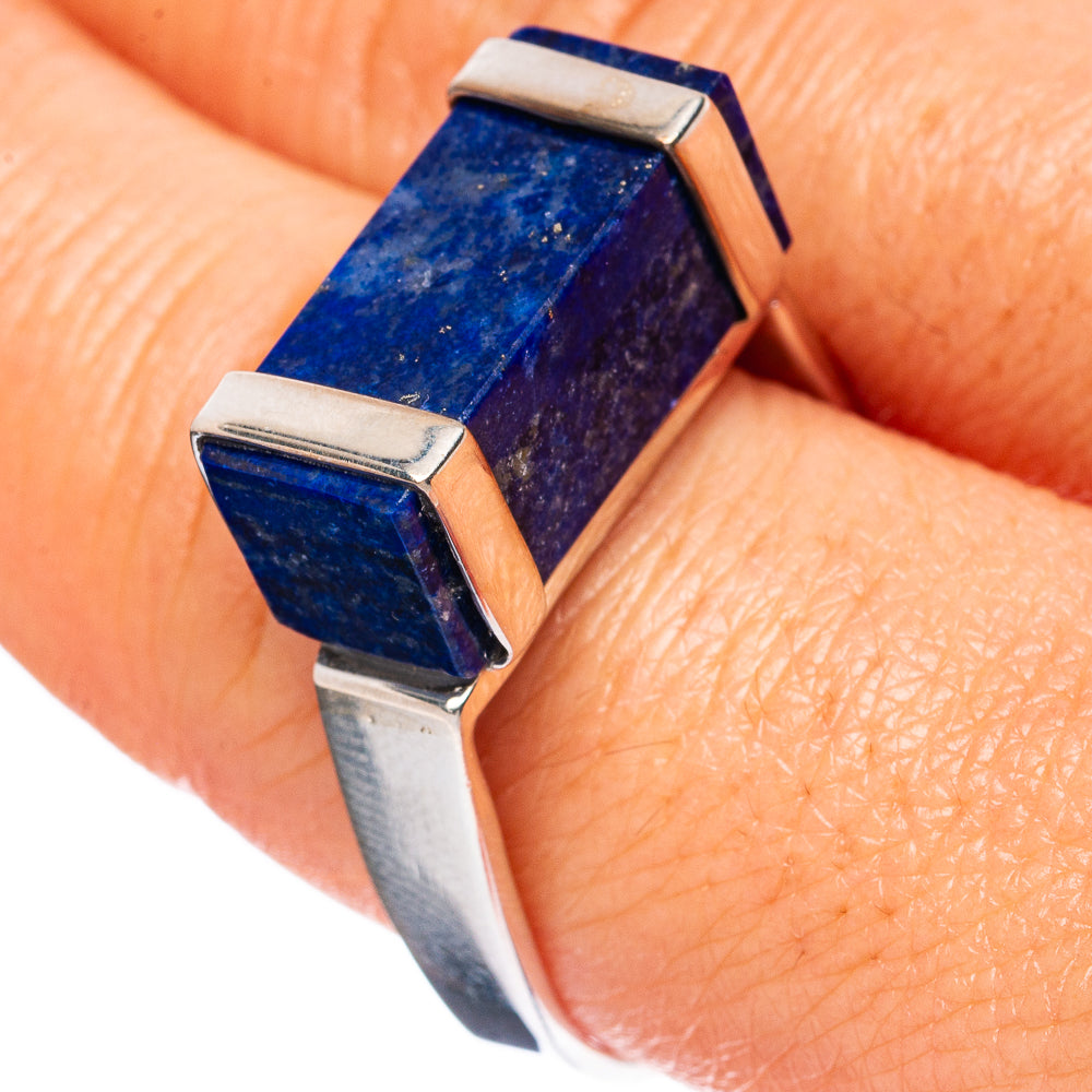 Premium Lapis Lazuli 925 Sterling Silver Ring Size 9.25 Ana Co R3556