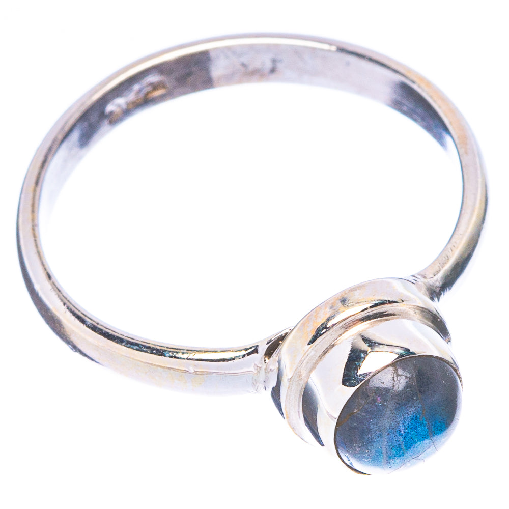 Labradorite Dainty Ring Size 7 (925 Sterling Silver) R5262