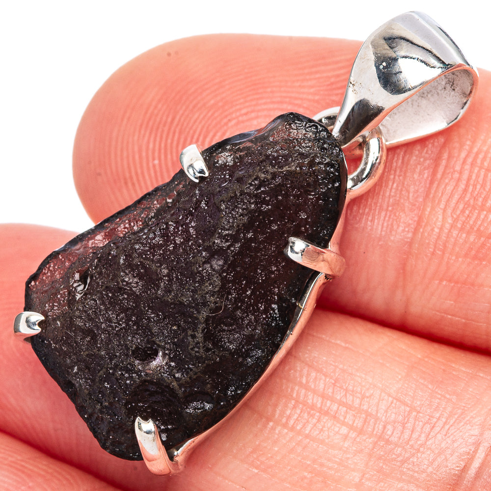 Rare Agni Manitite Pendant 1 1/4" (925 Sterling Silver) P41595