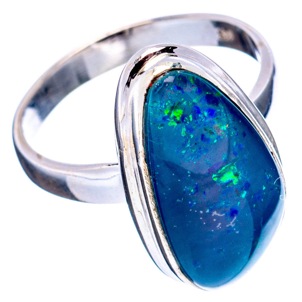Rare Triplet Opal Ring Size 6.75 (.925 Sterling Silver)