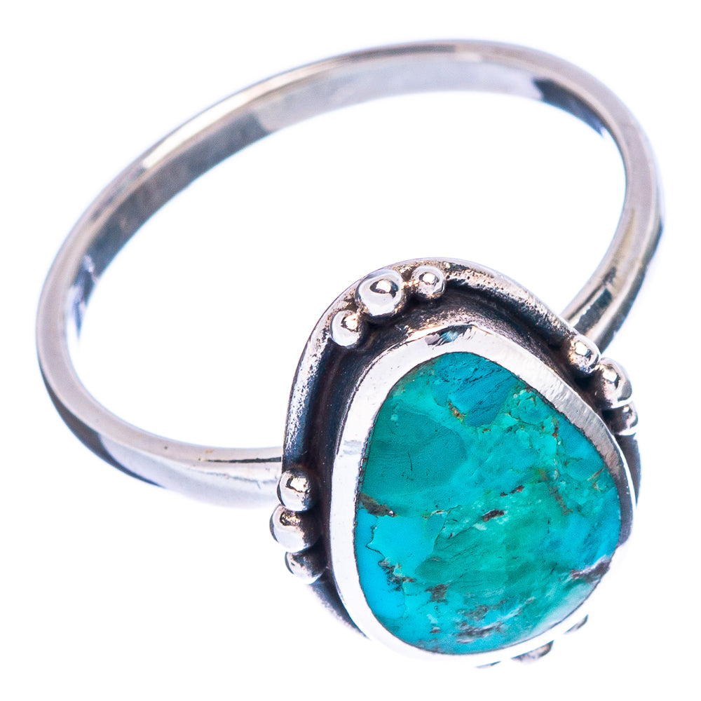 Rare Arizona Turquoise Ring Size 6.5 (925 Sterling Silver) R147004