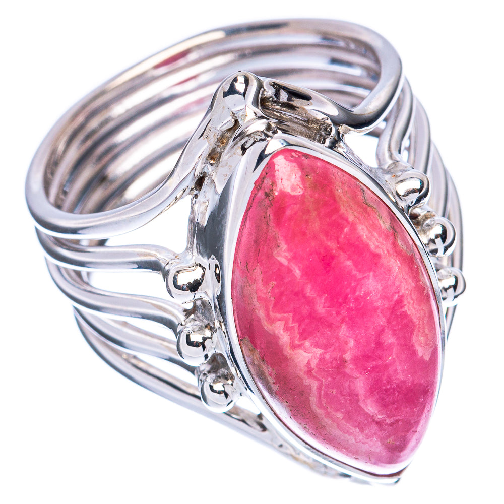 Premium Rhodochrosite Ring Size 7.25 (925 Sterling Silver) R2610