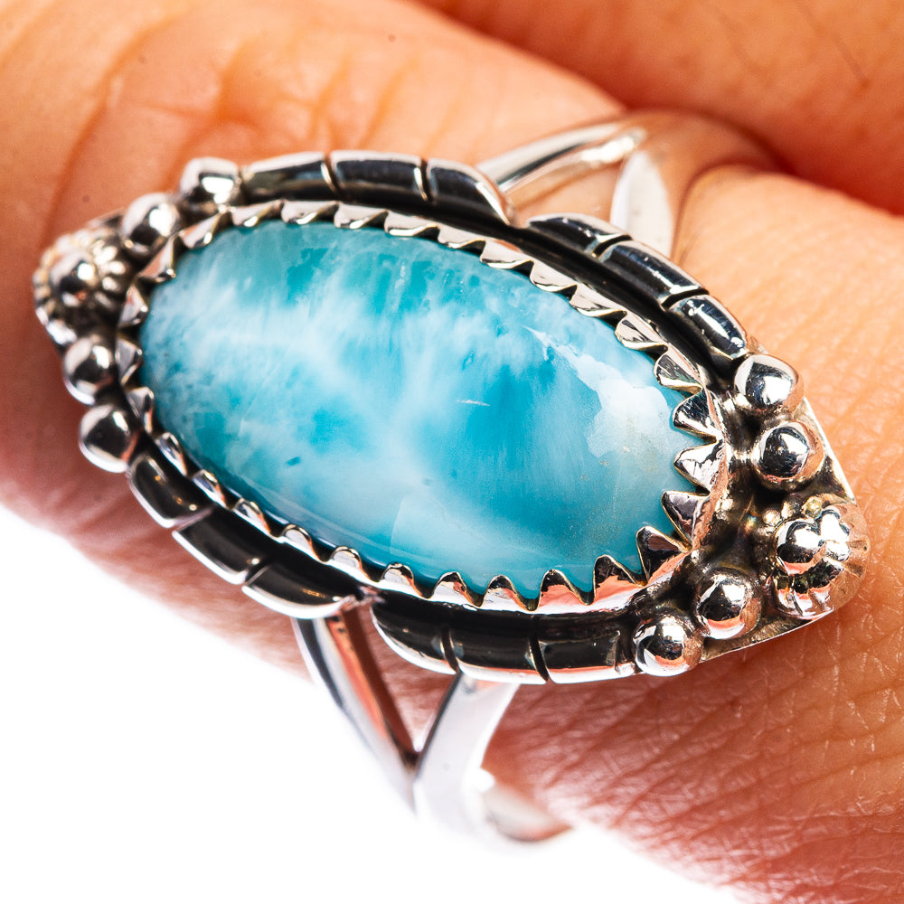 Larimar Ring Size 10 (925 Sterling Silver) R144142
