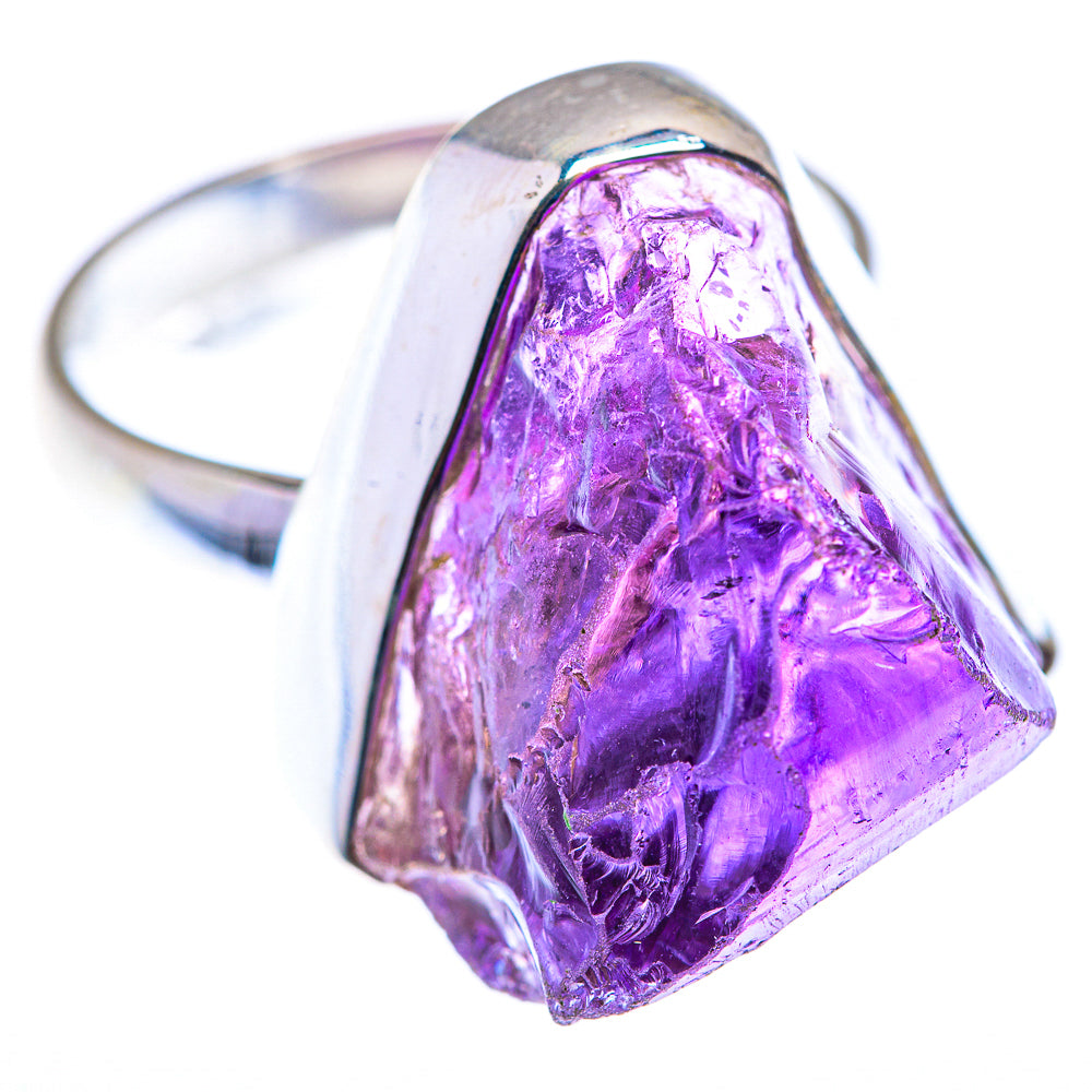 Raw Amethyst Ring Size 9.25 (925 Sterling Silver) RING140127