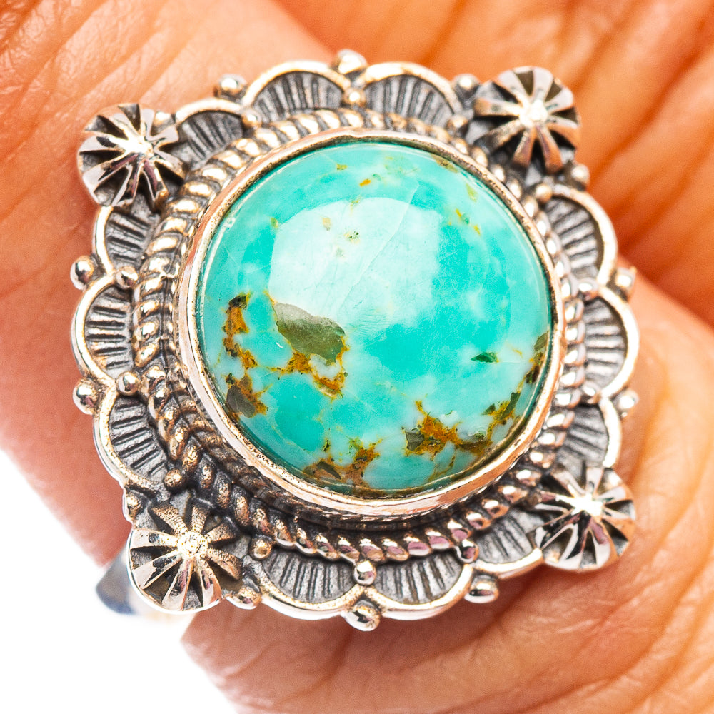 Royston Turquoise Ring Size 6.75 (.925 Sterling Silver)