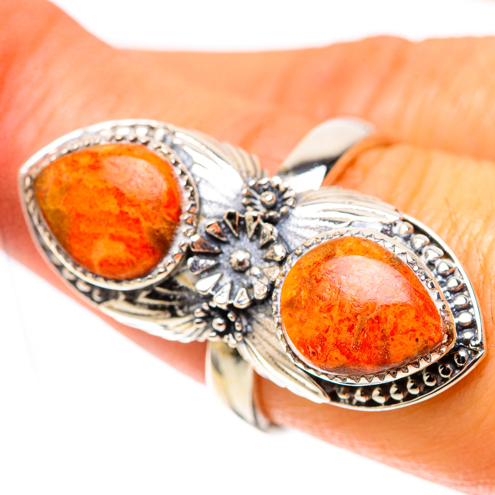 Sponge Coral Ring Size 7.5 (925 Sterling Silver) RING138686