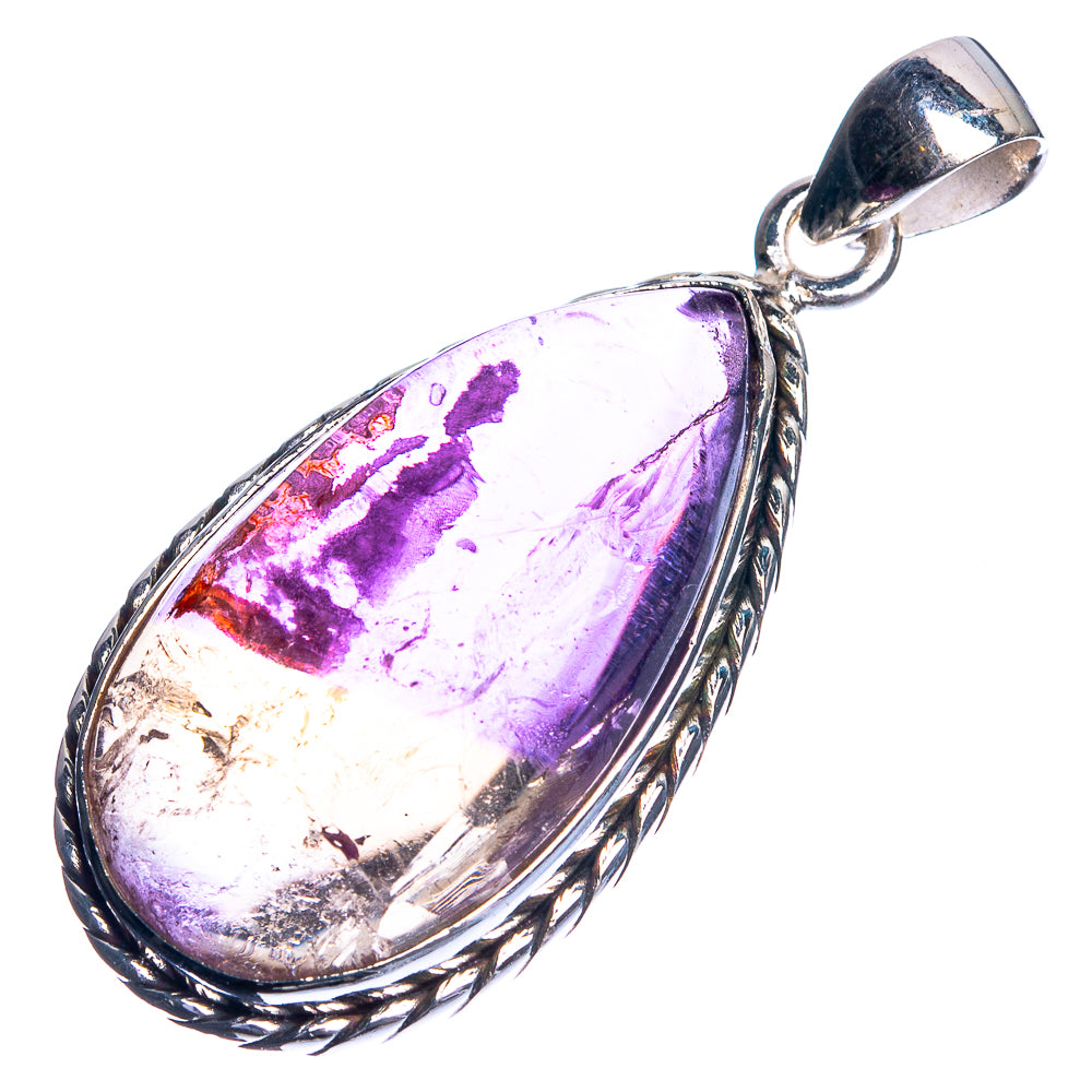 Ametrine 925 Sterling Silver Pendant 1 5/8"