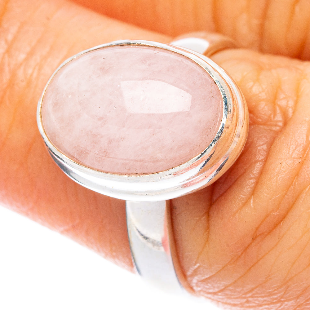 Rare Morganite Ring Size 6.75 (925 Sterling Silver) R2483