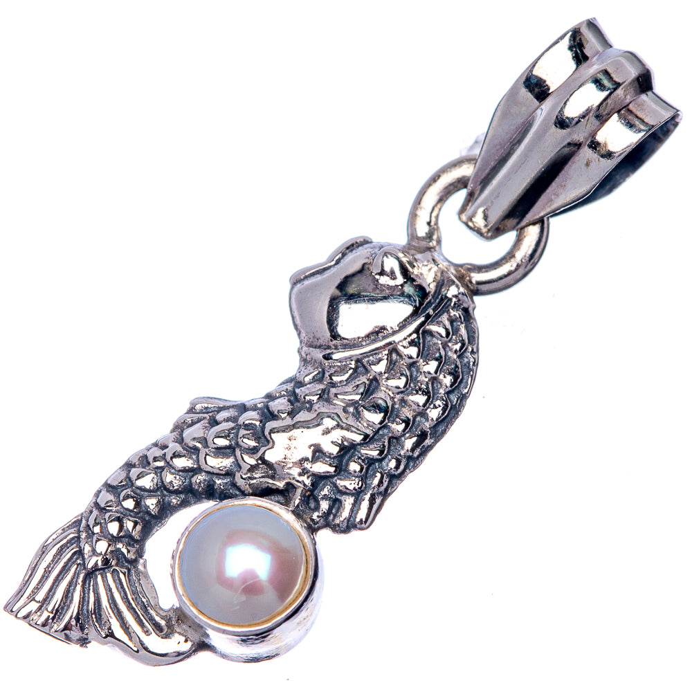 Cultured Pearl Dainty Pendant 1 1/8" (925 Sterling Silver) P39900