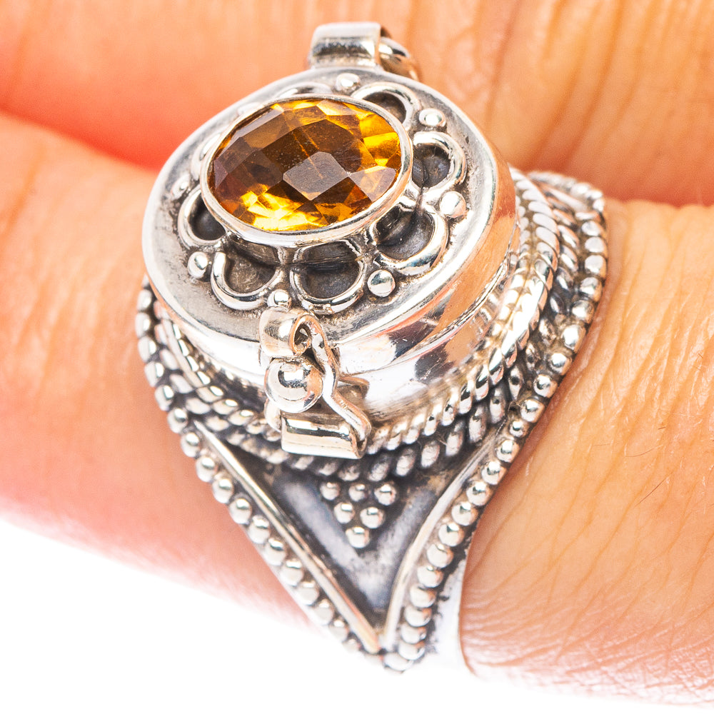 Poison Citrine Ring Size 7.5 (925 Sterling Silver) R6900