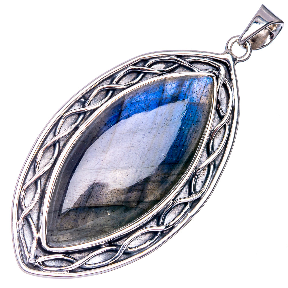 Signature Labradorite Pendant 2 1/4" (925 Sterling Silver) P41186