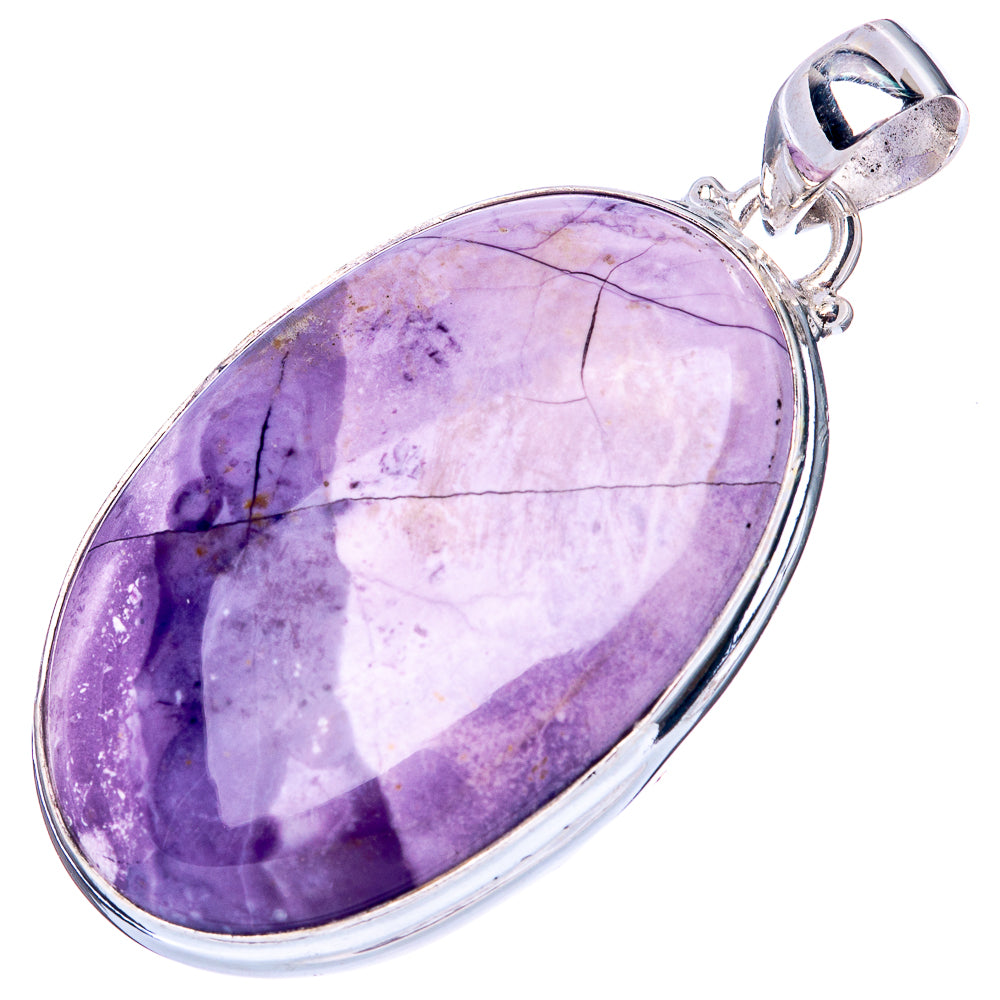 Rare Tiffany Stone Pendant 1 7/8" (925 Sterling Silver) P42462