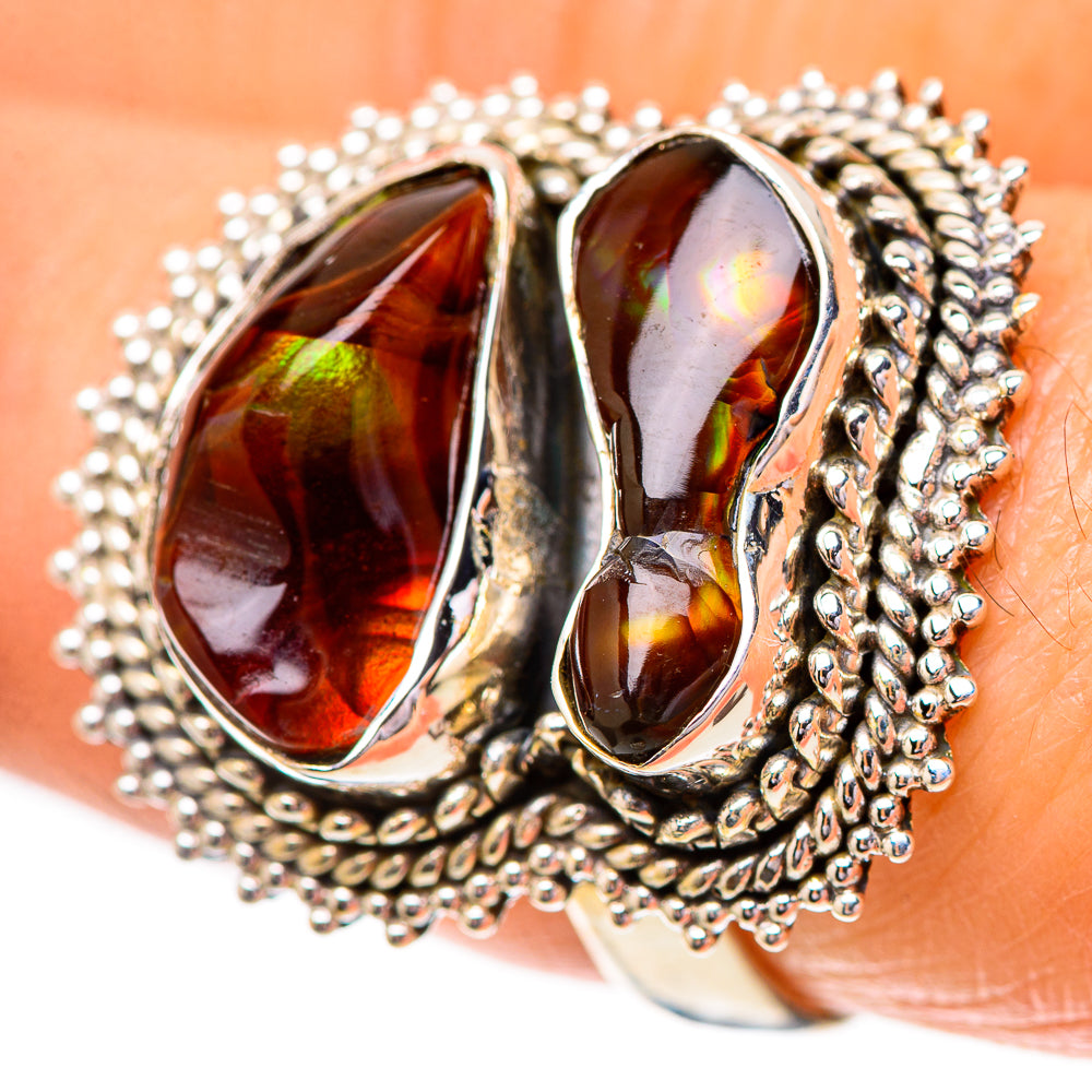 Mexican Fire Agate Ring Size 8 (925 Sterling Silver) RING139794