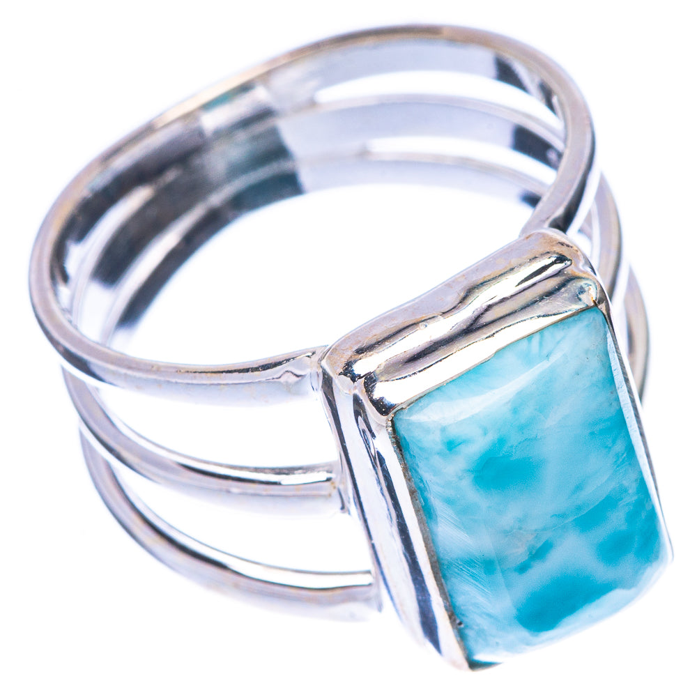 Larimar Ring Size 6.5 (925 Sterling Silver) R1711